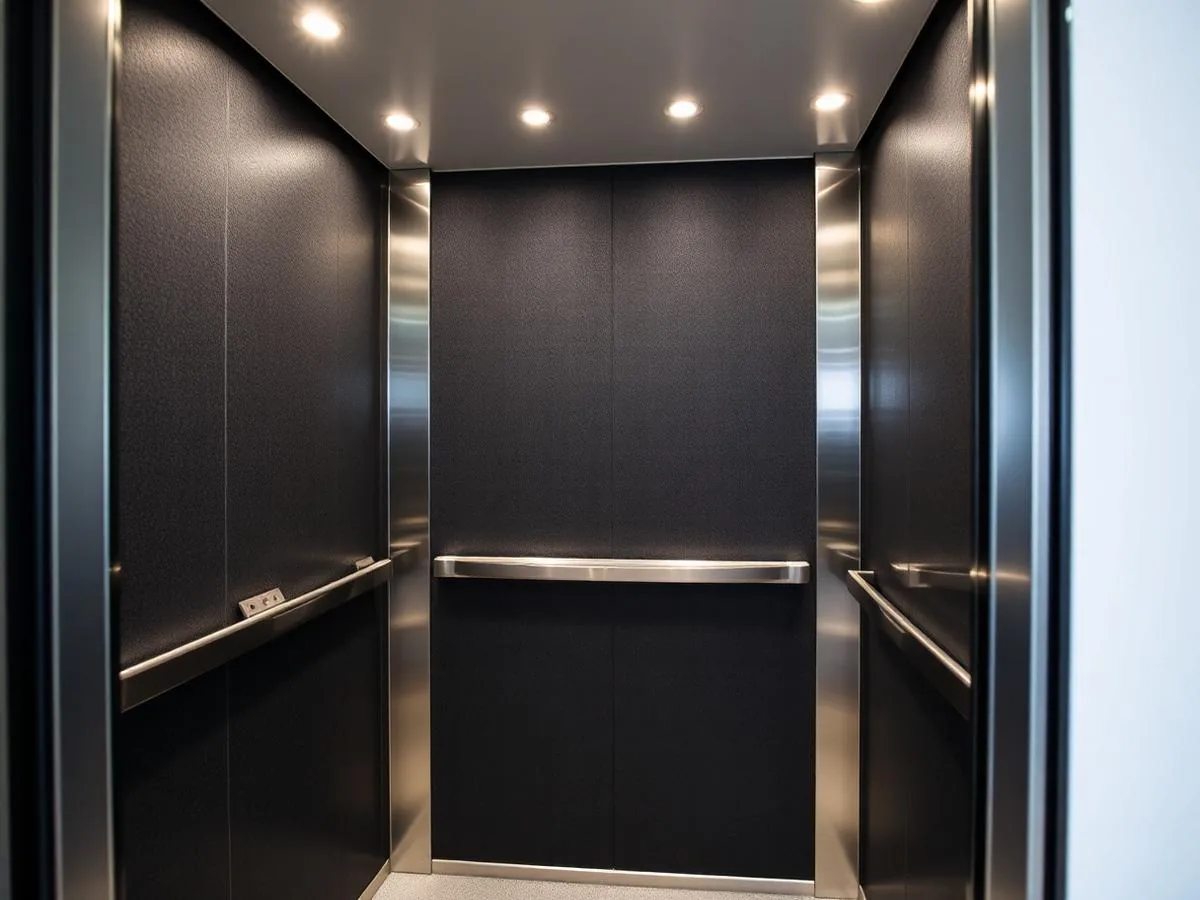 Architectural vinyl wrap applied to interior wall and door surfaces in a Glasgow commercial building